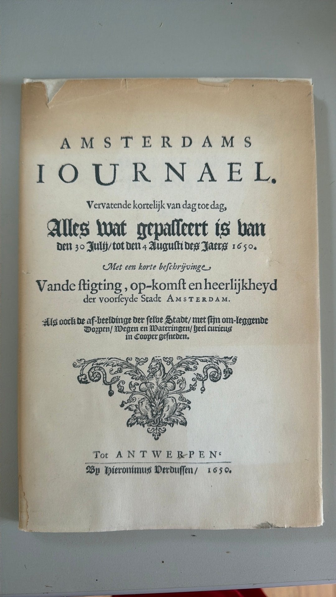 Amsterdams Journaal – heruitgave 1968 – Uitgeverij Minerva, Ophalen of Verzenden