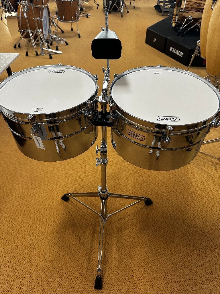 Timbales Adams Set 14 en 15" , Chrome Large, TTI/L -1415C, -, -, Nieuw, Ophalen of Verzenden