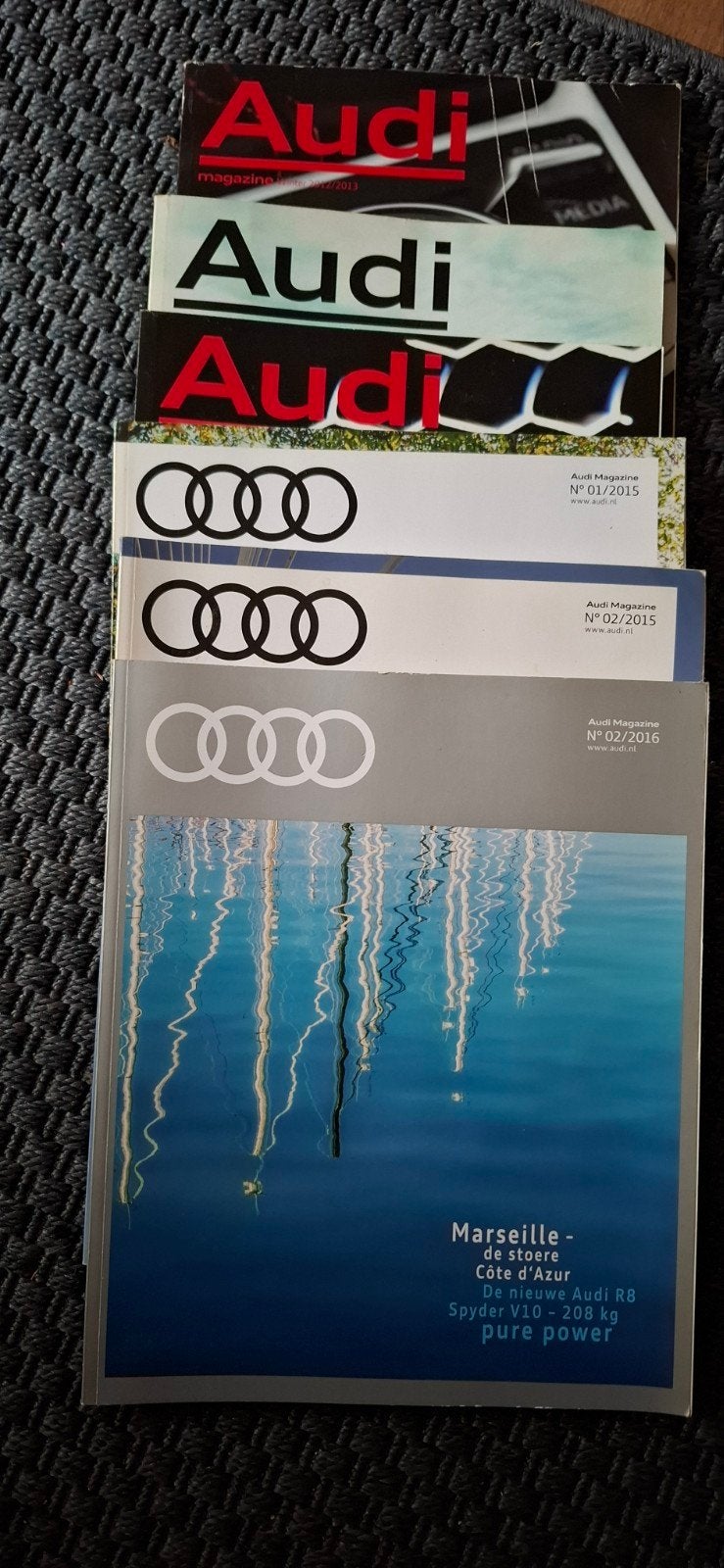 Audi magazine 6 stuks, Boeken, Ophalen of Verzenden