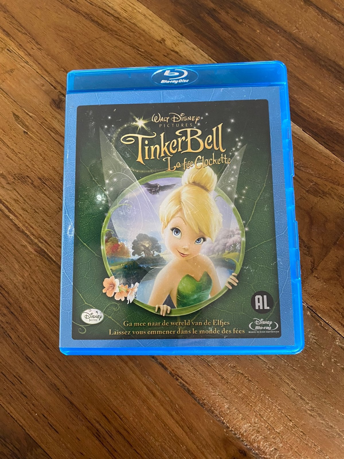 Blue Ray Dvd- Tinkel Bell La feé Clochette, Ophalen of Verzenden, Zo goed als nieuw, Tekenfilms en Animatie