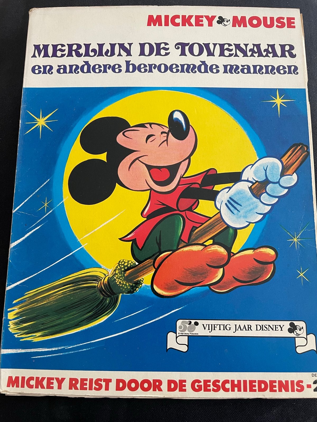 Mickey Mouse: Merlijn de Tovenaar, Boeken, Eén stripboek, Verzenden, Gelezen