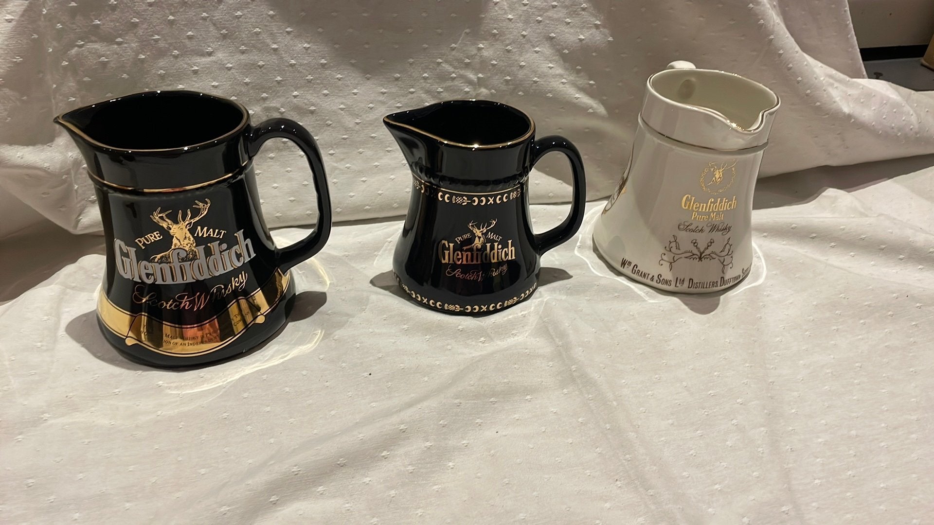 Drie glenfiddich schenkkannen, Verzamelen, Ophalen of Verzenden, Zo goed als nieuw, Gebruiksvoorwerp