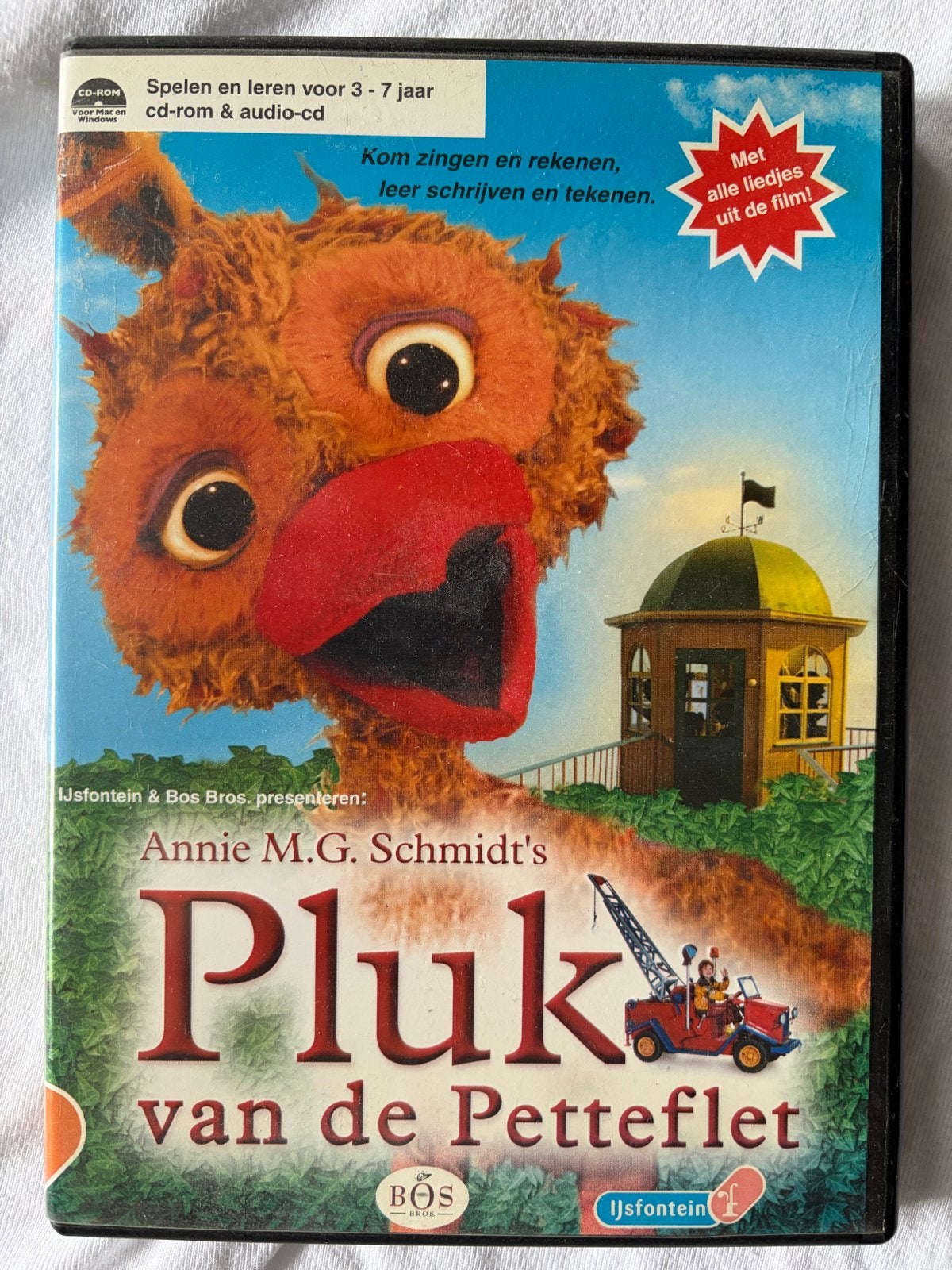 Pluk van de Petteflet Game & Audio-CD (3-7 jaar), Puzzel en Educatief, Gebruikt, Verzenden, 1 speler
