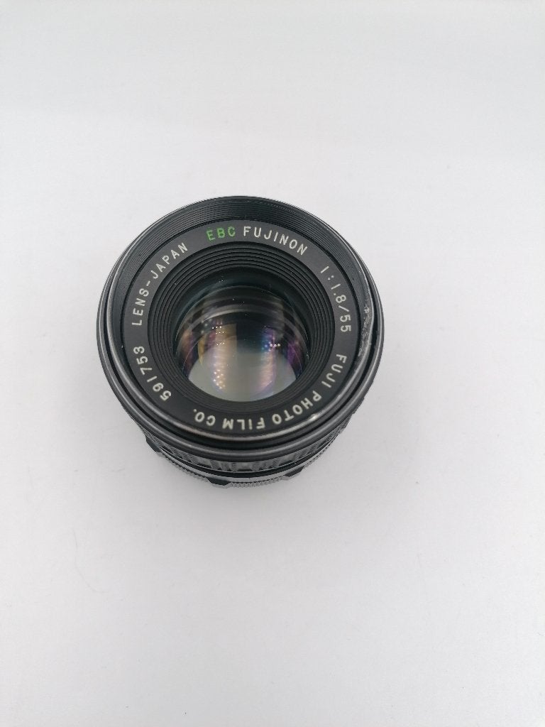 Lens EBC Fujinon 55mm f1.8 M42 mount, Ophalen of Verzenden, Standaardlens