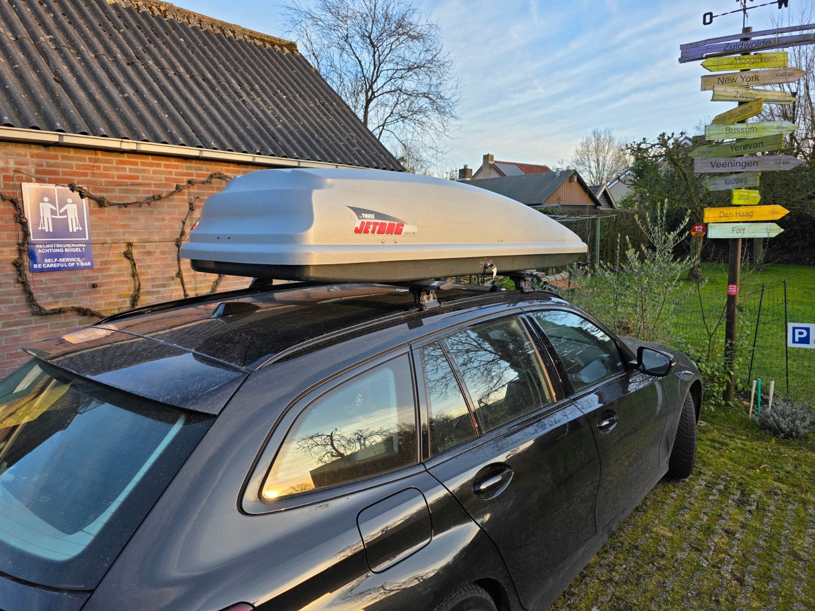 Thule Jetbag Liberty 700 Dakkoffer - Goed Bruikbaar, Auto diversen, Dakkoffers, Gebruikt, Ophalen
