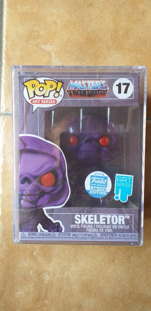 HE-man MOTU skeletor art series europe exclusive funko pop, Ophalen of Verzenden, Nieuw