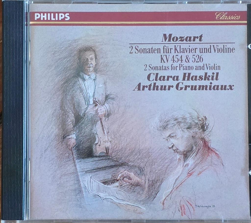 Mozart: Sonates voor Piano en Viool - Haskil, Grumiaux (CD), Ophalen of Verzenden, Classicisme, Zo goed als nieuw, Kamermuziek