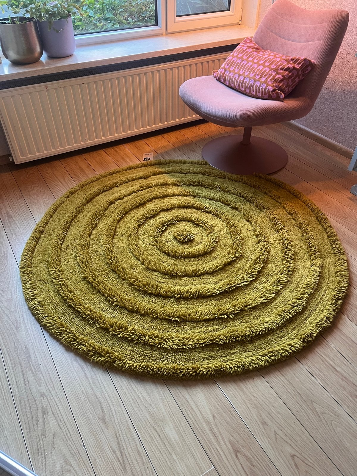 HKliving rond vloerkleed - 150 cm - Nieuw met prijskaartje, 150 tot 200 cm, Rond, Nieuw, Ophalen of Verzenden