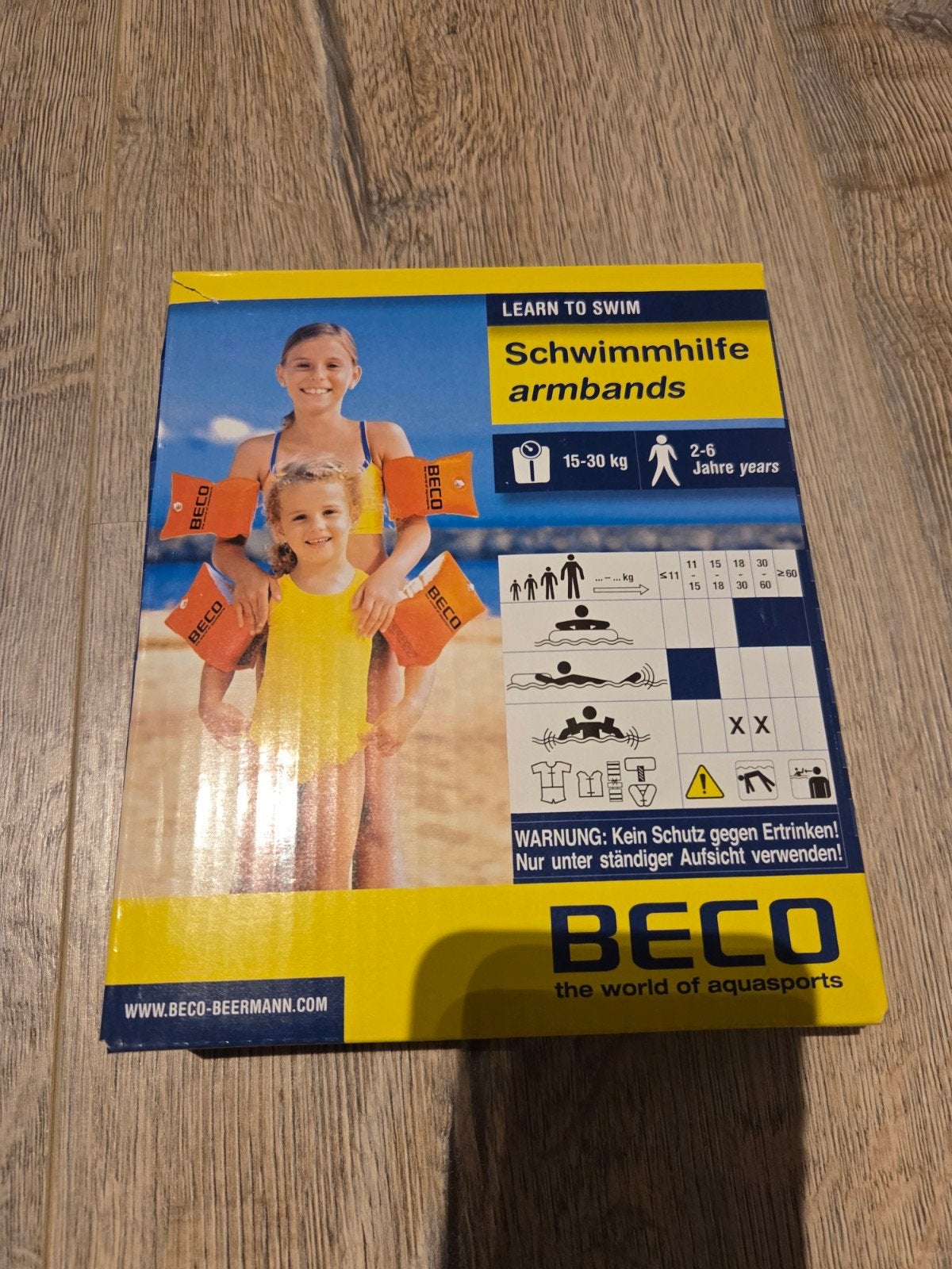 BECO Zwembandjes 15-30 kg (2-6 jaar), Ophalen of Verzenden, Zo goed als nieuw, Jongen of Meisje