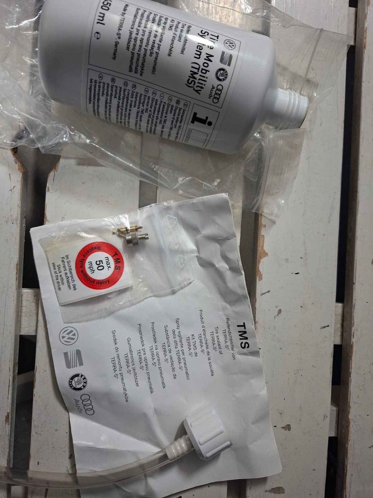 Audi/VW/Skoda/Seat Bandenreparatieset - Nieuw, Ophalen of Verzenden, Nieuw