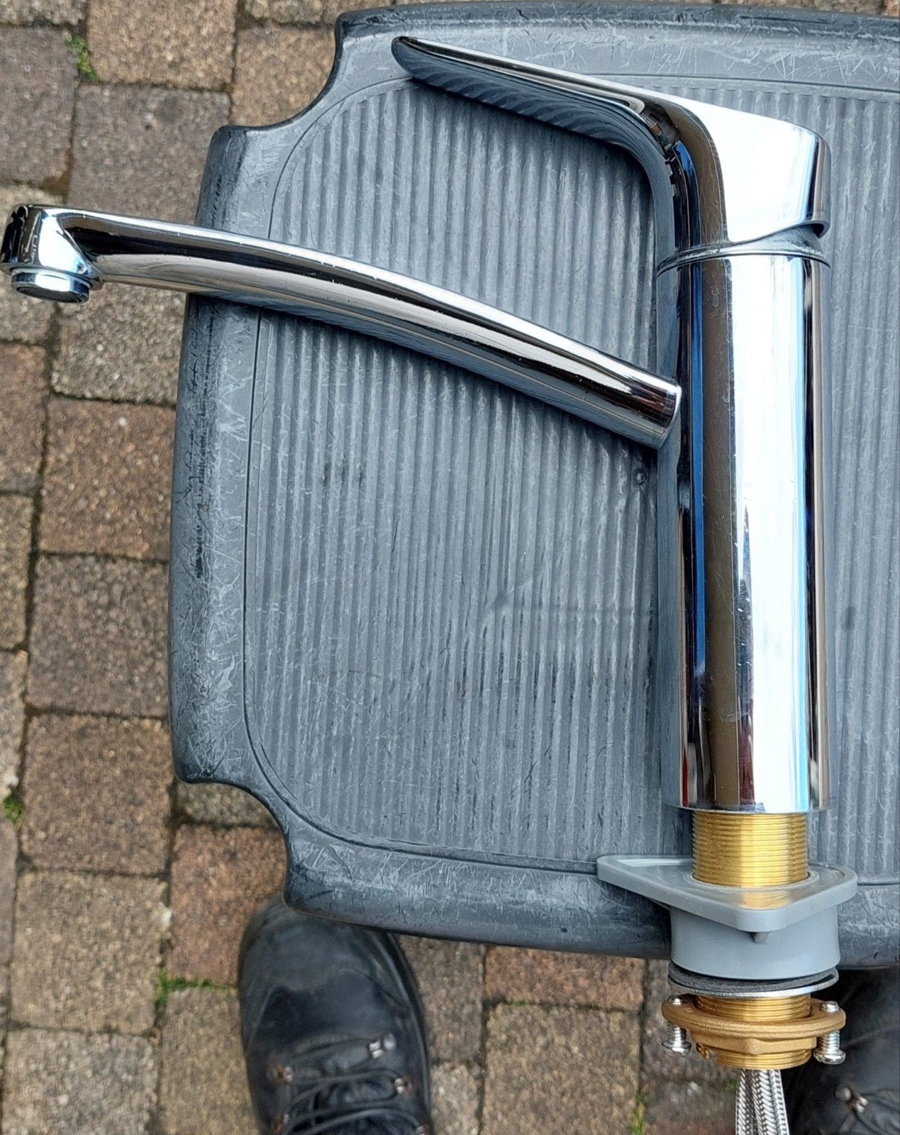 Grohe keukenkraan - Zo goed als nieuw, Ophalen, Zo goed als nieuw, Chroom, Kraan