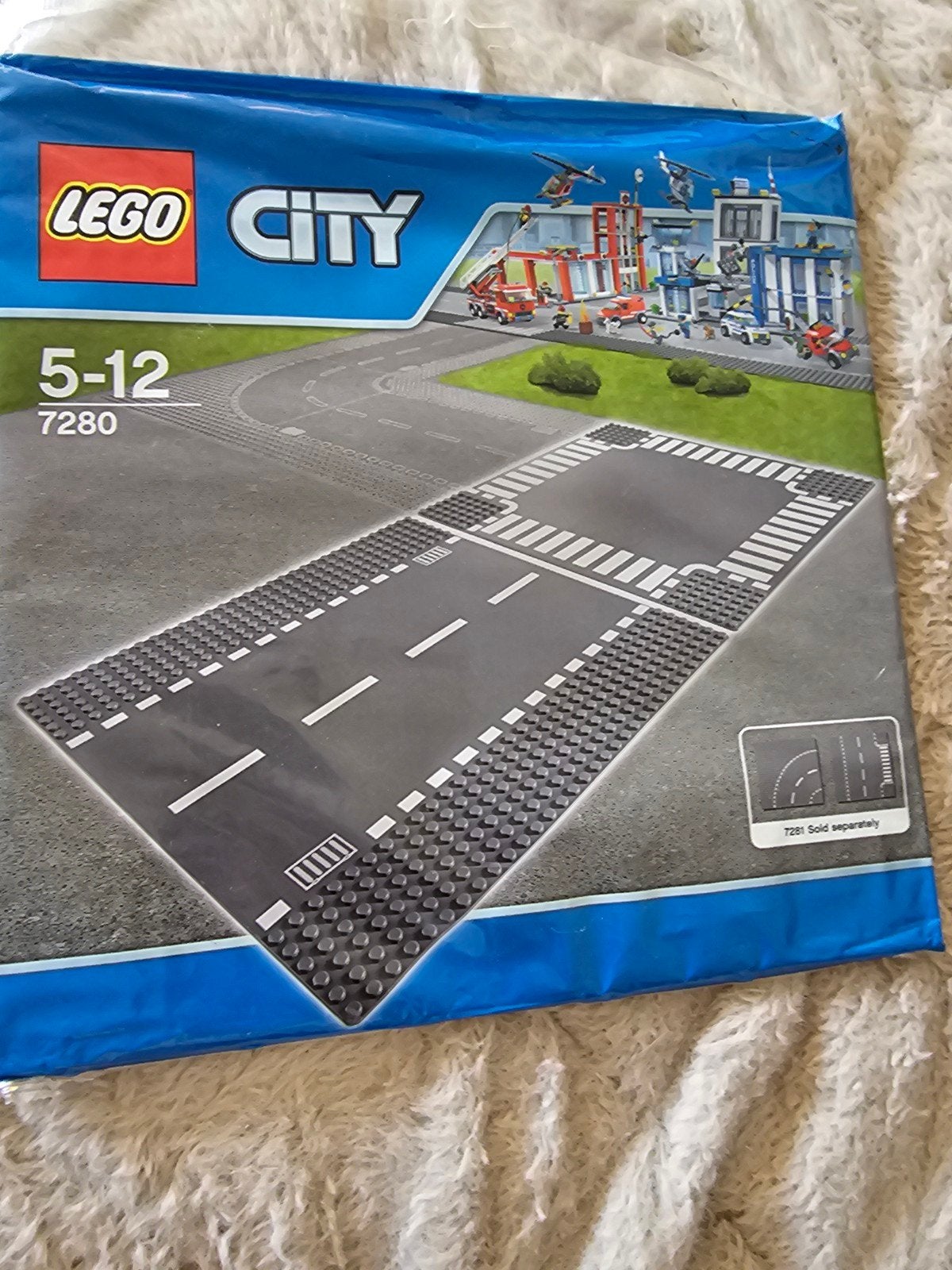 Lego city platen 7280 6 stuks, Ophalen of Verzenden, Zo goed als nieuw