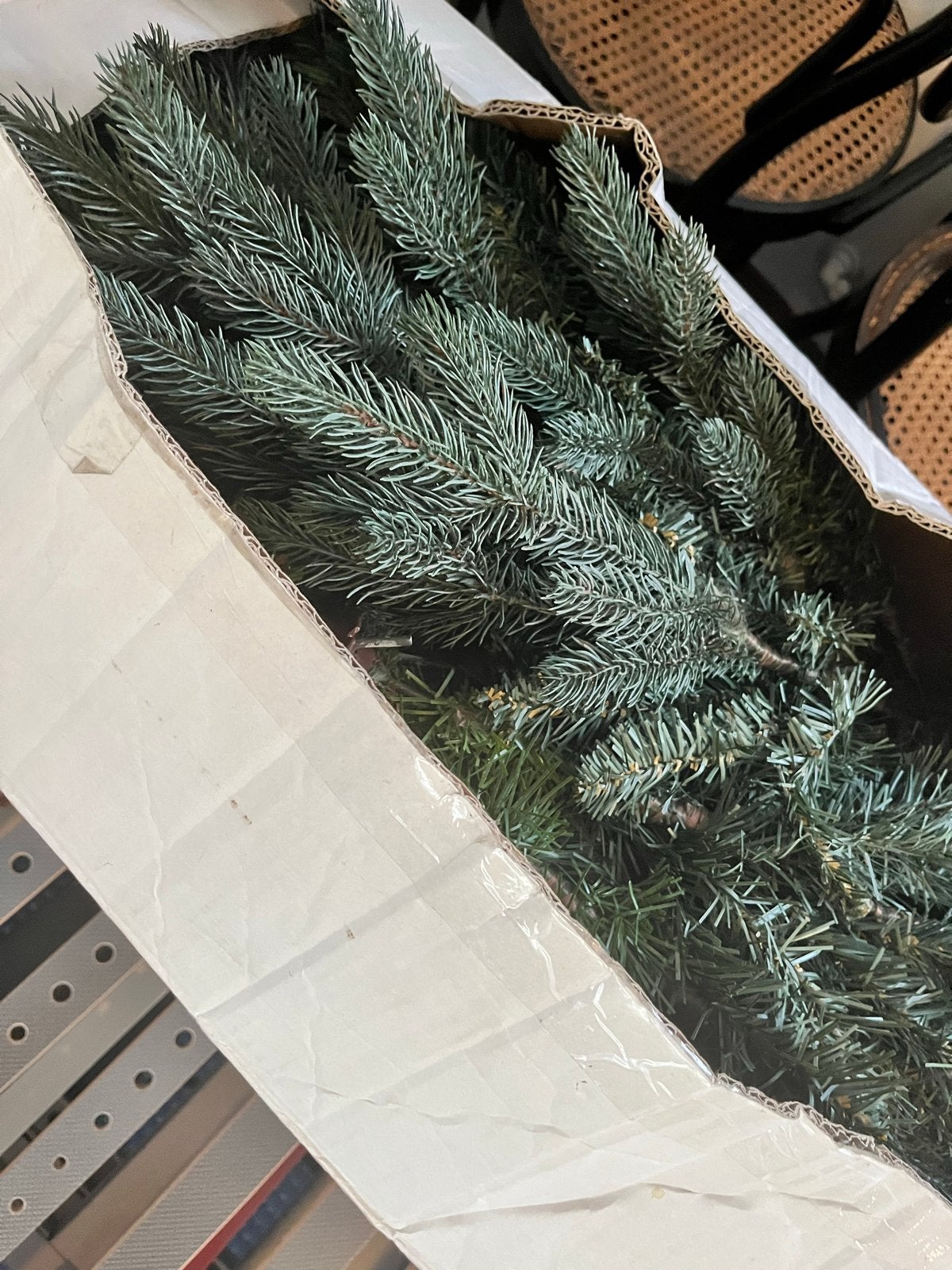 Kerstboom kunst 1,85 hoog, Diversen, Ophalen, Gebruikt