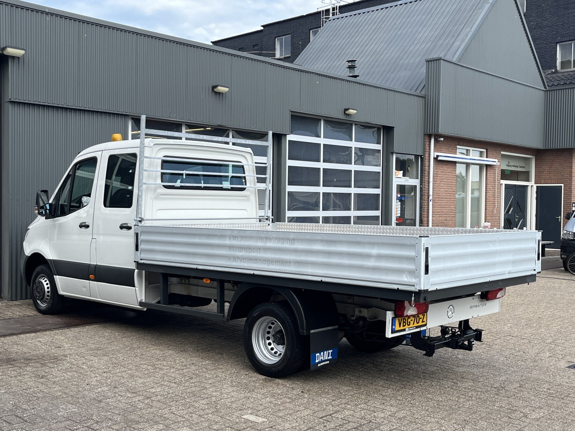 Mercedes-Benz Sprinter 514 CDI DC open laadbak Trekhaak 3500, Automaat, Achterwielaandrijving, Gebruikt, Wit