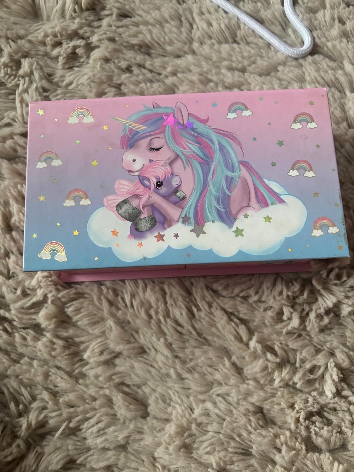 Leuke Sieraden Box met Eenhoorn of Paarden Design, Ophalen of Verzenden, Zo goed als nieuw