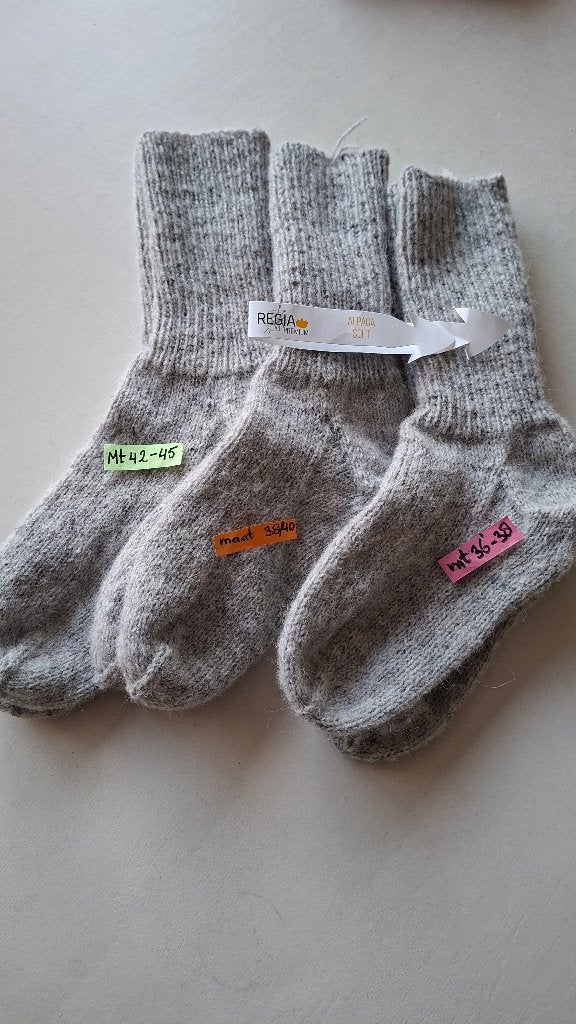 Handgebreide sokken babyalpacawol, Kleding | Heren, Ophalen of Verzenden, Nieuw, Overige maten, Overige kleuren