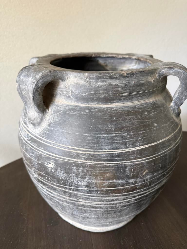 Grote Chinese kruik met oren, Ophalen, Overige kleuren, Aardewerk of Porselein, Minder dan 50 cm