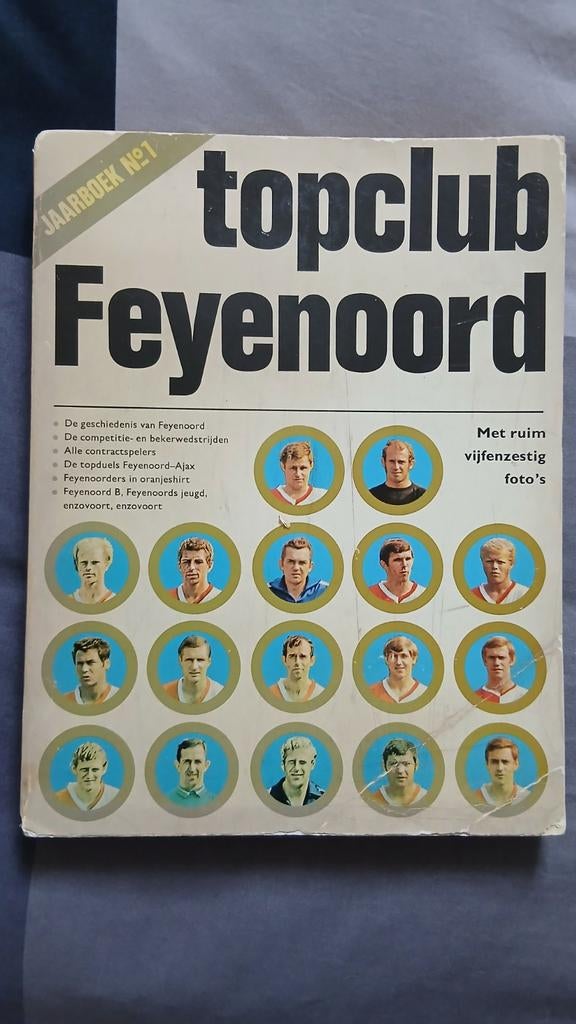 Topclub Feyenoord Jaarboek No. 1, Ophalen of Verzenden, Gelezen, Onbekend, Balsport