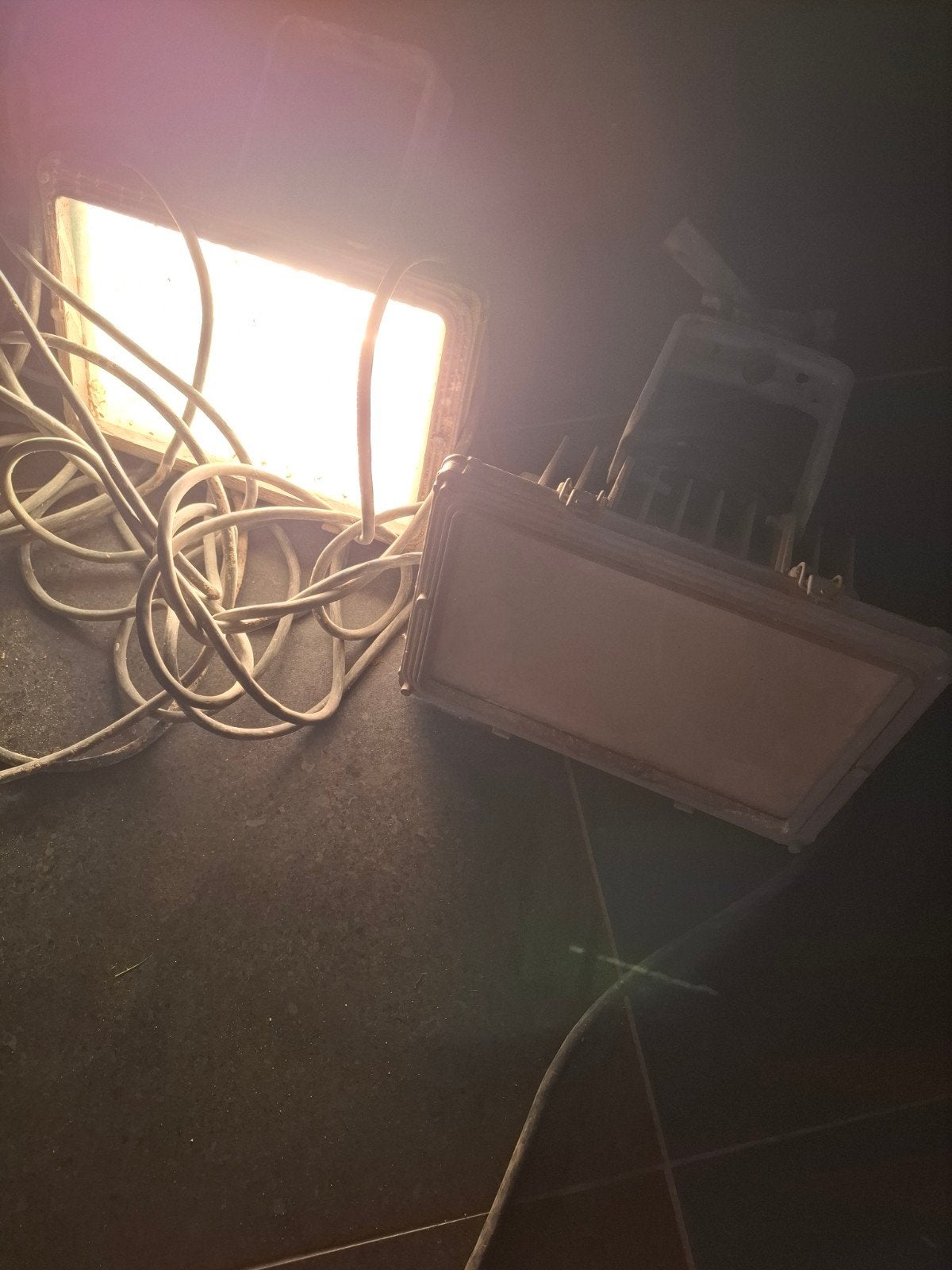 2 bouwlampen 1000 wat, Doe-het-zelf en Verbouw, Bouwverlichting, Ophalen, 500 watt of meer, Overige typen