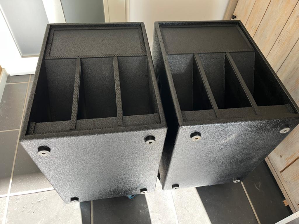 2x Wharfedale pro twin 15SB subs met filter, Overige merken, Gebruikt, Ophalen of Verzenden, 120 watt of meer