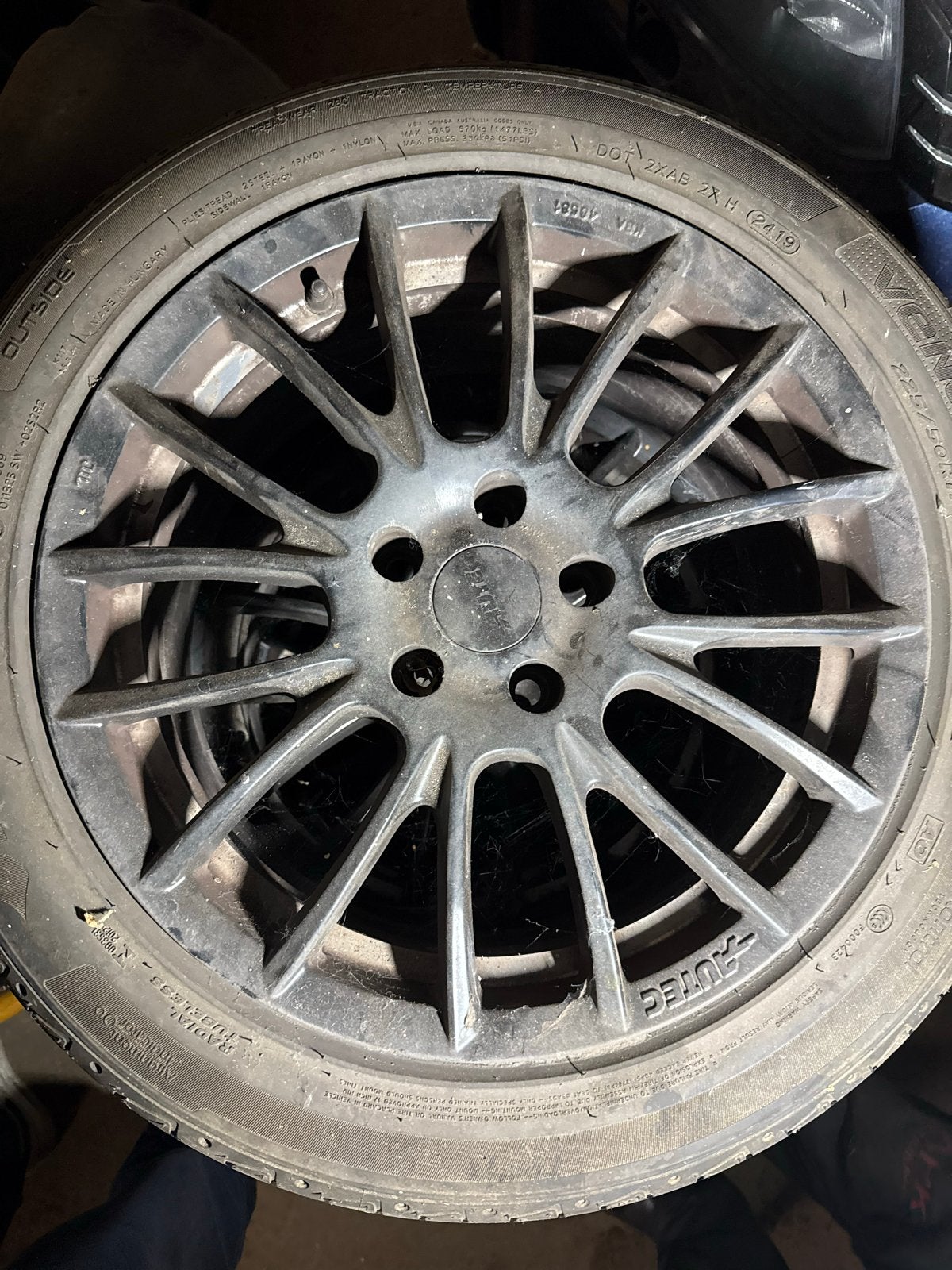 Autec velgen met Vredestein banden - 225/50R17 94Y, Ophalen, Gebruikt