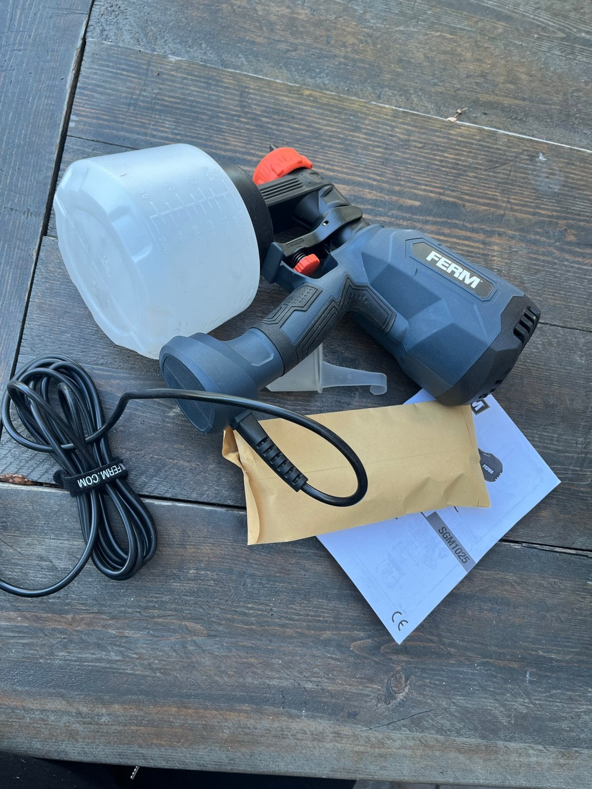 Nieuwe Ferm Verfspuit SGM1025 - HVLP Paint Spray System, Doe-het-zelf en Verbouw, Ophalen of Verzenden, Nieuw, Verfspuit of Verfpomp