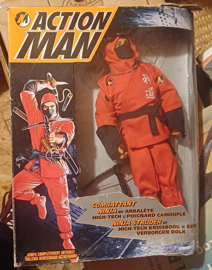 Action Man Ninja met verpakking, Ophalen of Verzenden