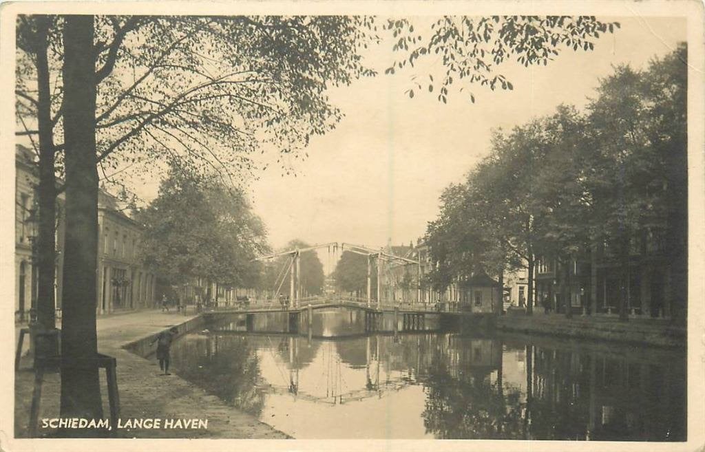 388-532-037 Schiedam Lange Haven, Verzenden, Voor 1920, Zuid-Holland