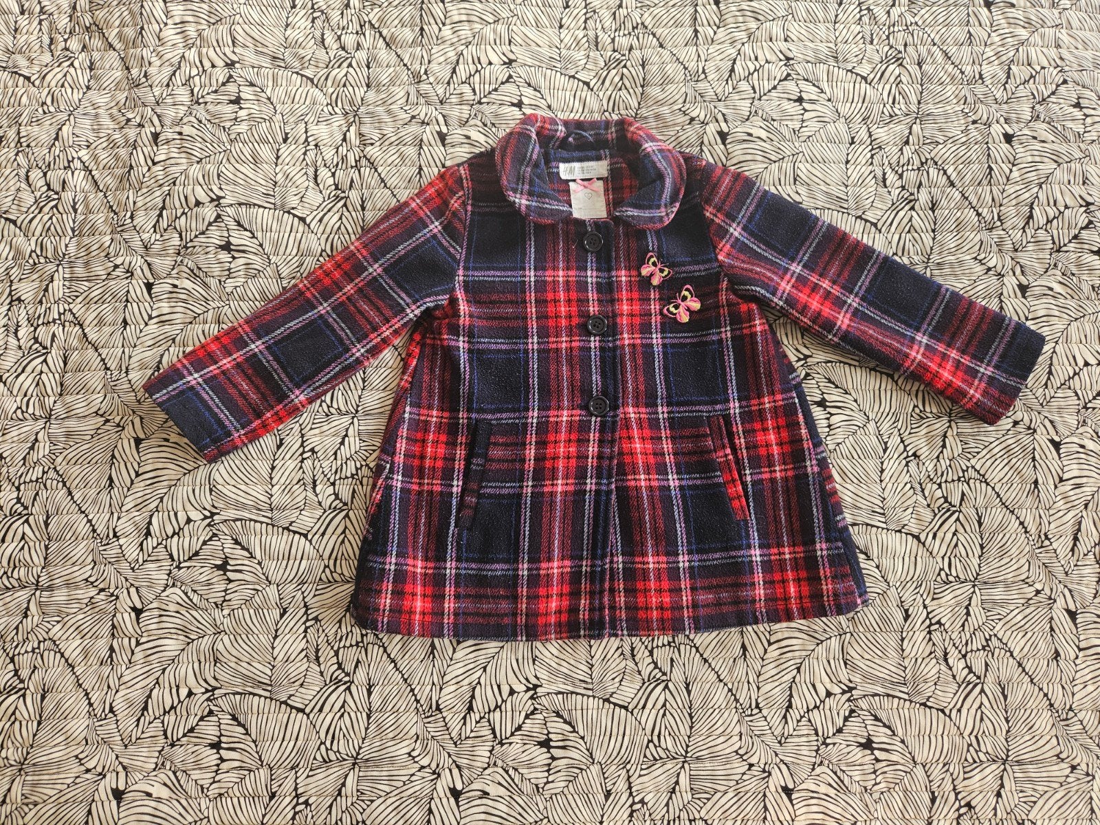 H&M trench coat maat 104 (3-4j), Kinderen en Baby's, Ophalen, Gebruikt, Meisje, H&M
