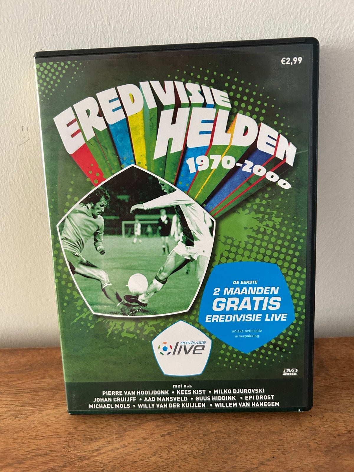 Eredivisie Helden 1970-2000 DVD - Voetbal Documentaire, Cd's en Dvd's, Alle leeftijden, Voetbal, Zo goed als nieuw, Documentaire