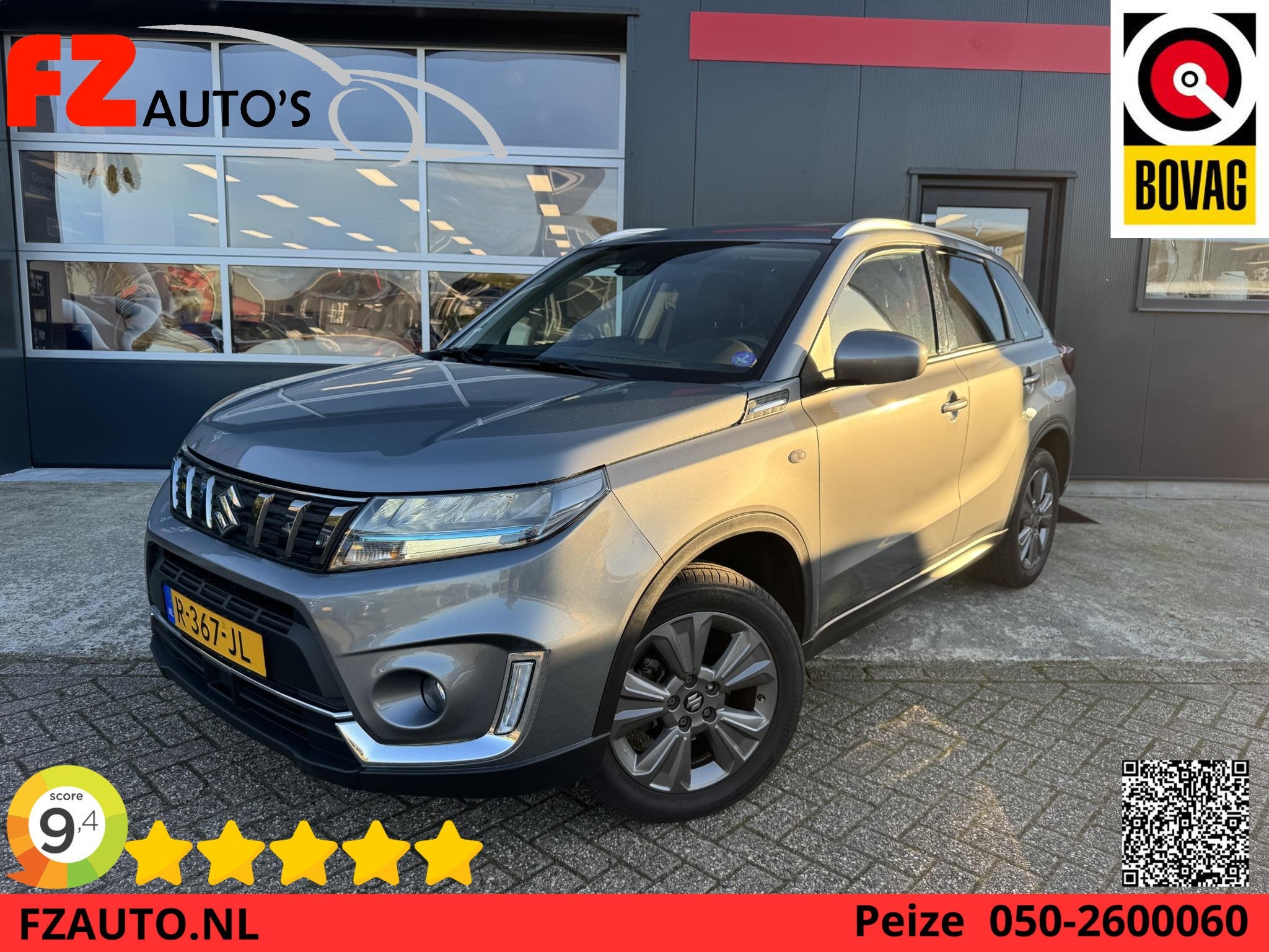 Suzuki Vitara 1.4 Boosterjet Select Smart Hybrid - Apple Car, Auto's, Stof, Gebruikt, Euro 6, 4 cilinders