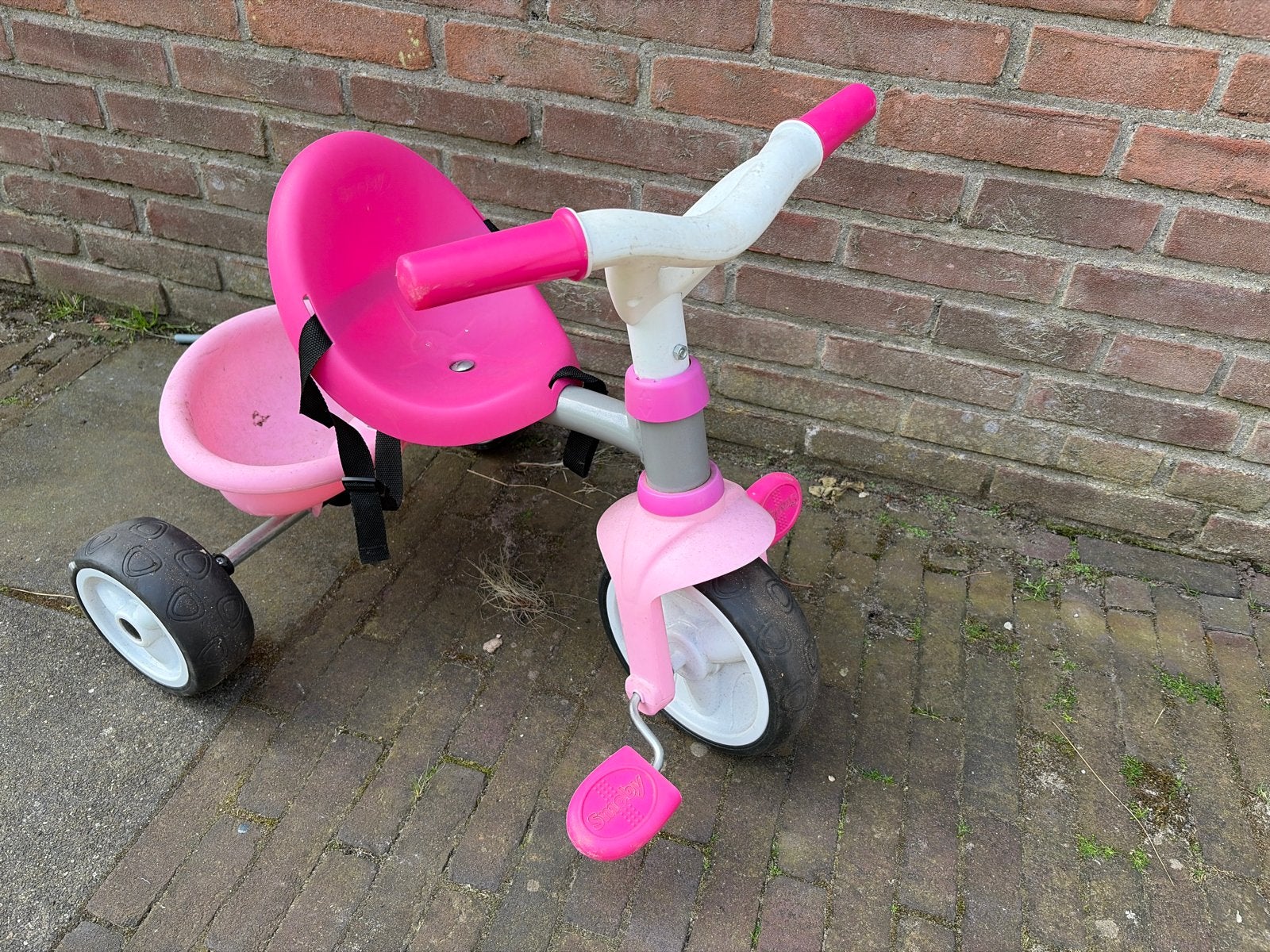 Roze Smoby driewieler voor kinderen, Fietsen en Brommers, Fietsen | Driewielers, Gebruikt, Ophalen