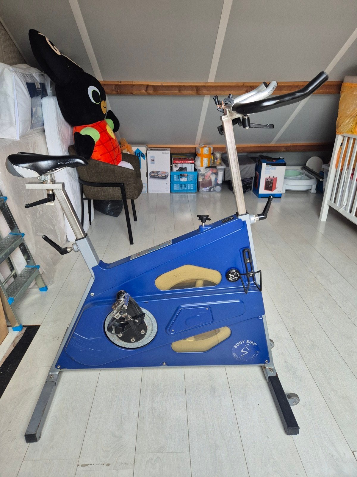 Body Bike spinningfiets - Zo goed als nieuw, Spinningfiets, Ophalen of Verzenden, Zo goed als nieuw, Metaal