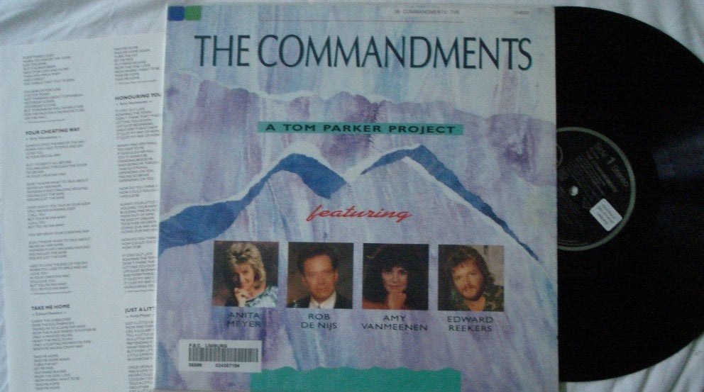 The Commandments - Tom Parker, Inclusief binnenhoes, Ophalen of Verzenden, Zo goed als nieuw, 12 inch