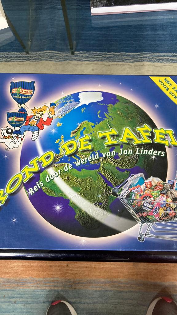 Rond de Tafel: Reis door de wereld van Jan Linders, Drie of vier spelers, Ophalen of Verzenden, Gebruikt