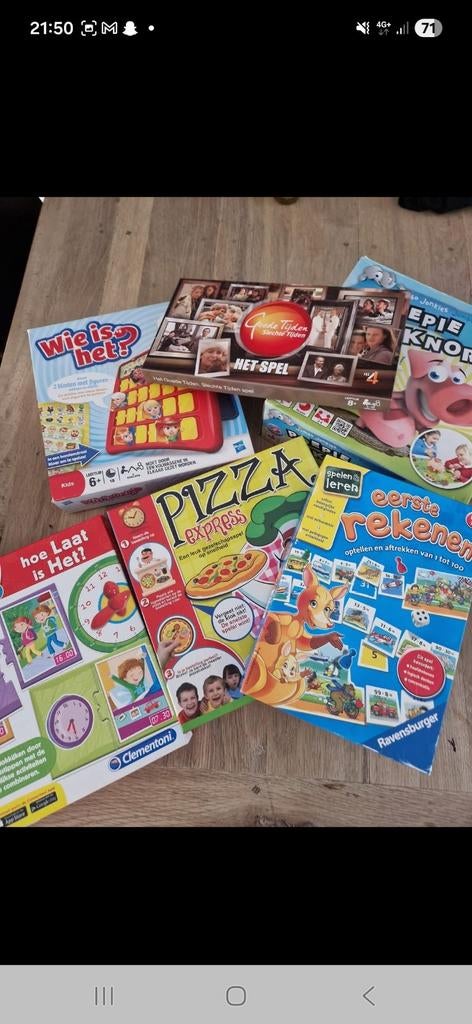 Diverse spelletjes, Hobby en Vrije tijd, Gezelschapsspellen | Bordspellen, Ophalen of Verzenden, Gebruikt