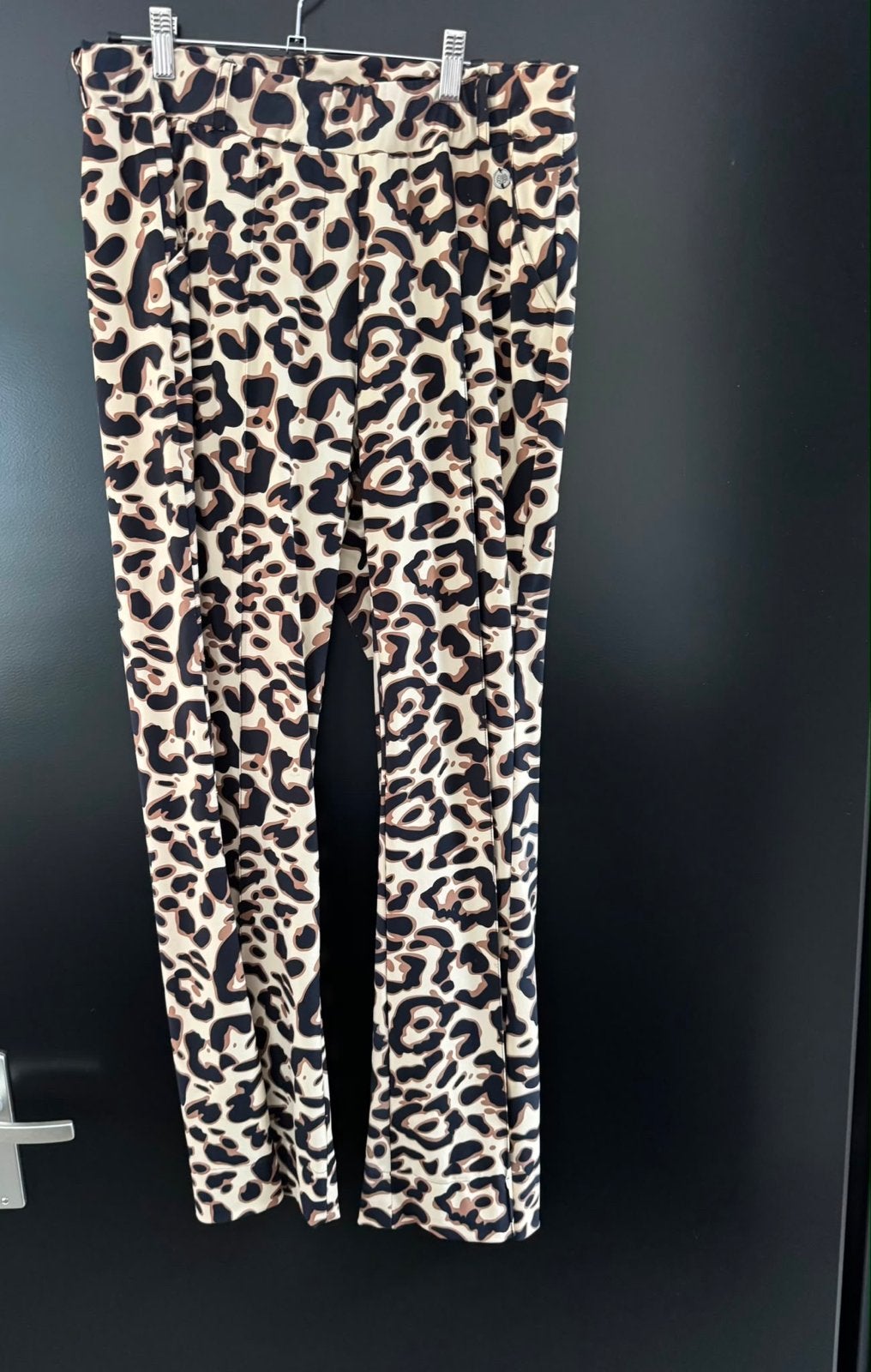 Leopardprint blazer en broek set xxl, Maat 38/40 (M), Meerkleurig, Ophalen of Verzenden, Zo goed als nieuw
