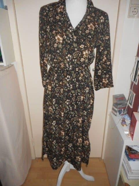 Madness  Bloemenprint Jurk - Maat M, Nieuw, Kleding | Dames, Jurken, Maat 38/40 (M), Bruin, Madness, Nieuw