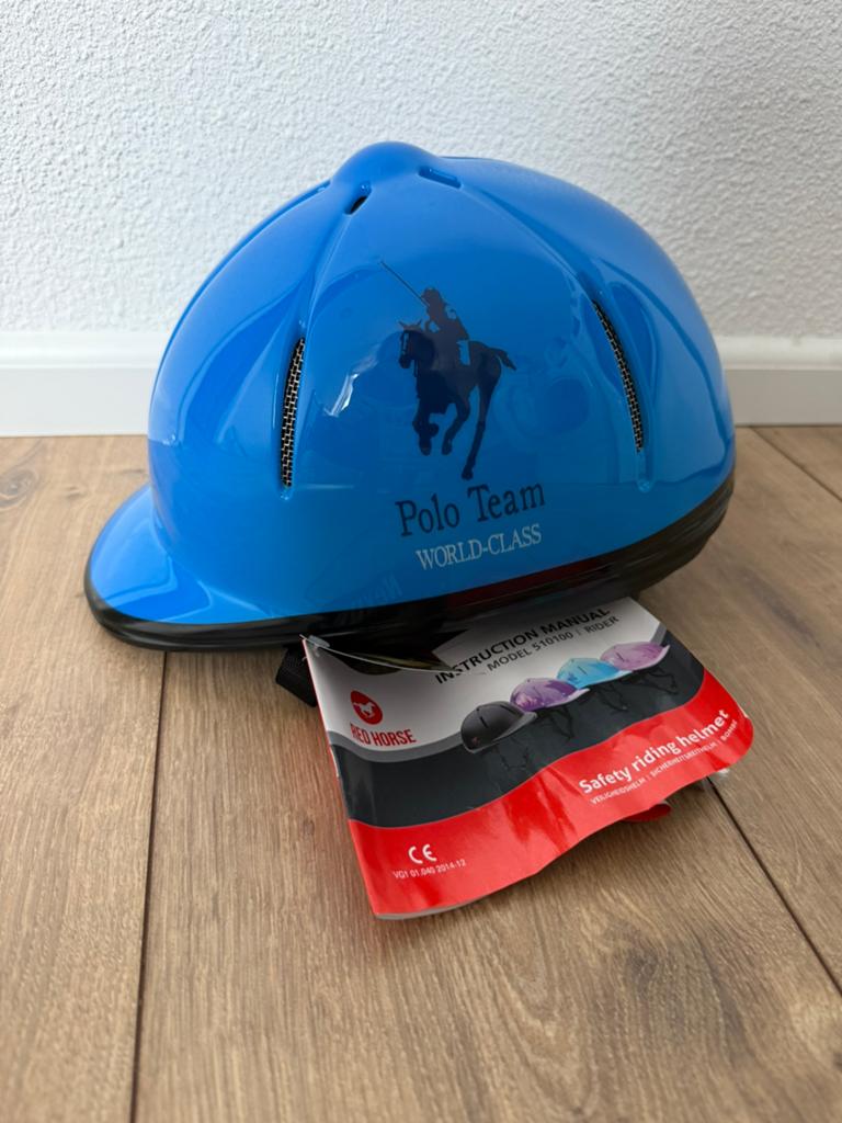 Nieuwe Redhorse rijcap junior blauw verstelbaar xs/s s/m, Ophalen of Verzenden, A, Cap, A
