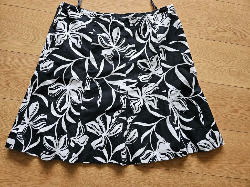 Zwart/wit rok maat 48, Zwart, Maat 46/48 (XL) of groter, Ophalen of Verzenden, MS Mode