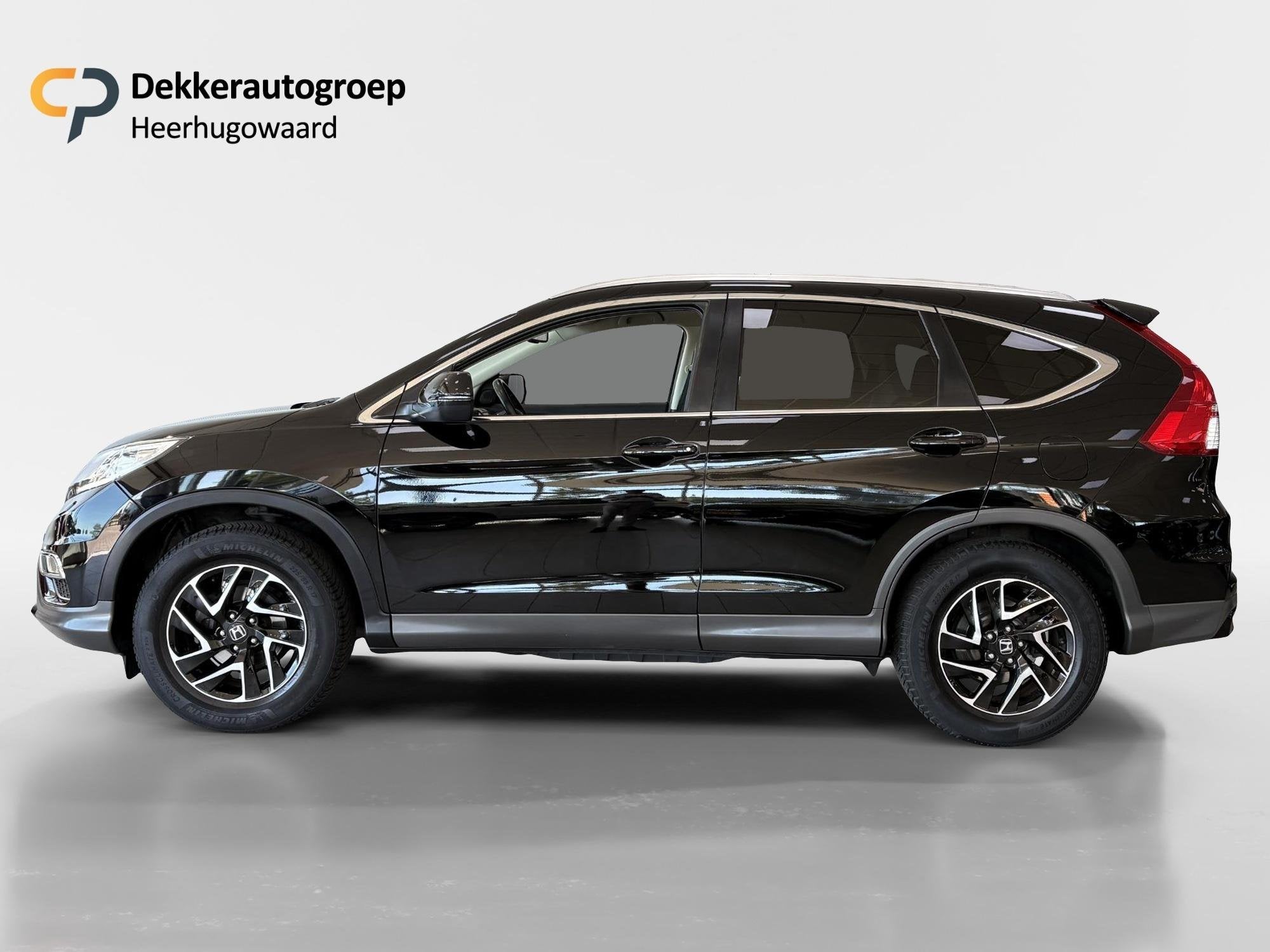 Honda CR-V 2.0 4WD Lifestyle Leer, Trekhaak, Camera, Stoelve, Auto's, Gebruikt, Euro 6, 4 cilinders, Zwart