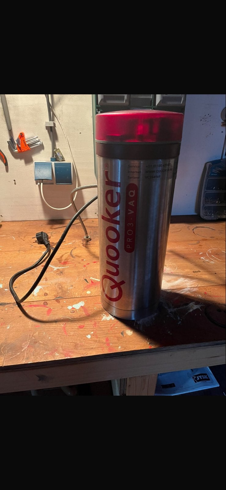 Quooker PRO3-VAQ boiler, Zilver, Ophalen of Verzenden, Metaal, Overige merken