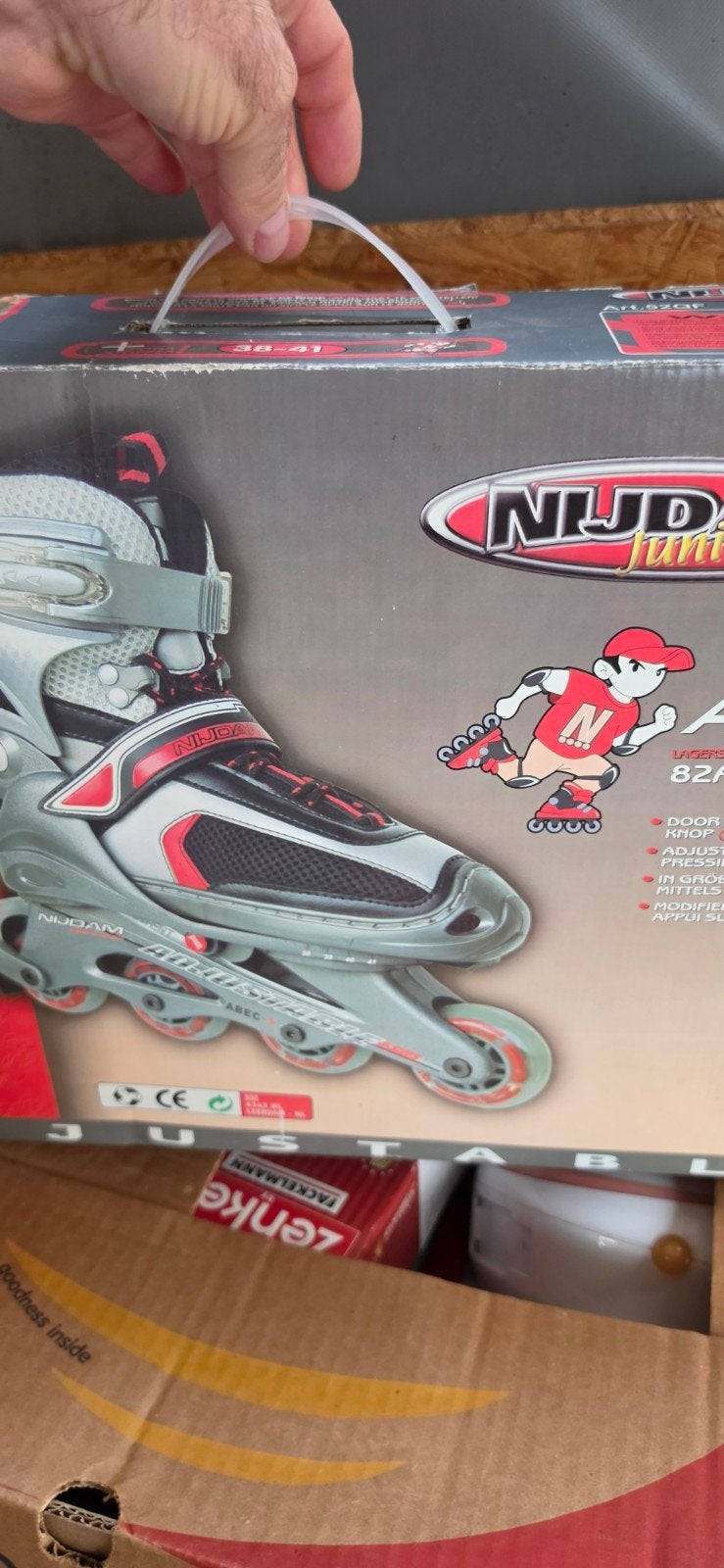 Nijdam Junior verstelbare inline skates (maat 38-41), Sport en Fitness, Schaatsen, Ophalen of Verzenden, Nieuw, Overige typen