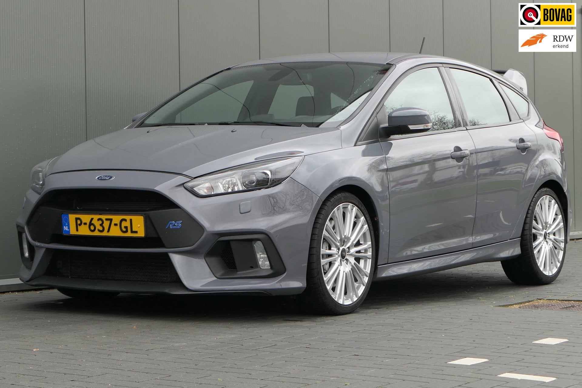 Ford Focus 2.3 RS Nardo Recaro Clima Sony Carplay, Auto's, Gebruikt, Leder en Stof, 2261 cc, Handgeschakeld