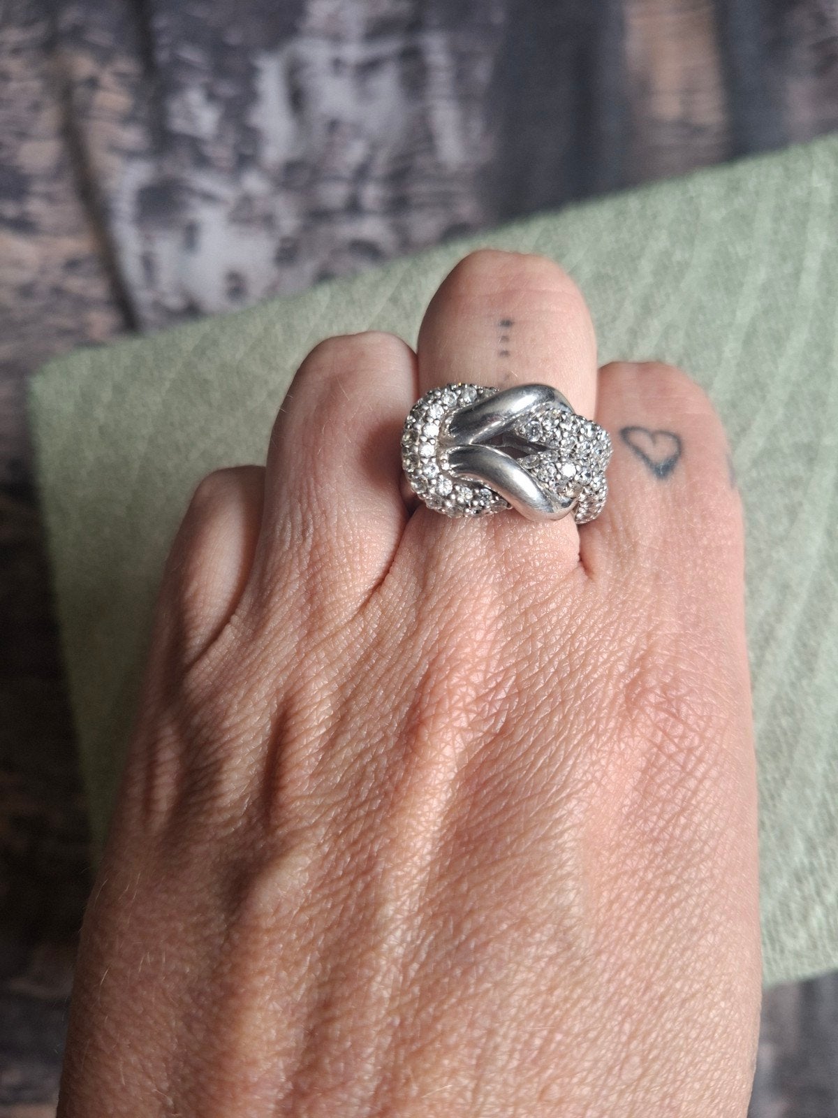Ti sento ring maat 19, 19 tot 20, Ophalen of Verzenden, Zo goed als nieuw, Dame