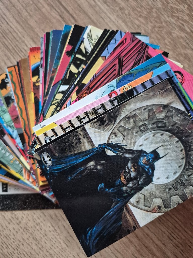 1994 Skybox Batman Saga Of The Dark Knight Complete Card Set, Ophalen of Verzenden, Superheld, Zo goed als nieuw, Plaatje, Poster of Sticker