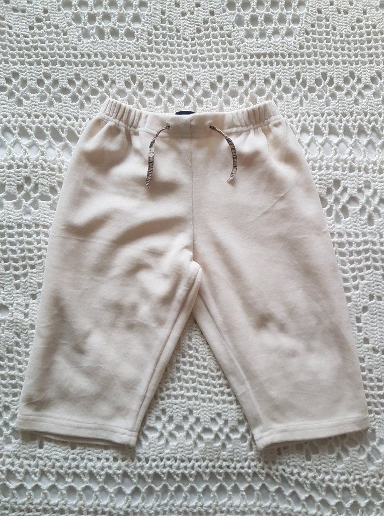 Burberry Baby broekje beige 74, Kinderen en Baby's, Babykleding | Maat 74, Verzenden, Gebruikt, Jongetje of Meisje, Broekje