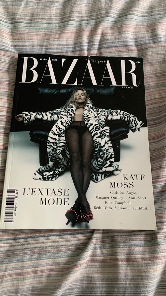 Harper’s Bazaar France 2024 Kate Moss, Ophalen of Verzenden, Zo goed als nieuw