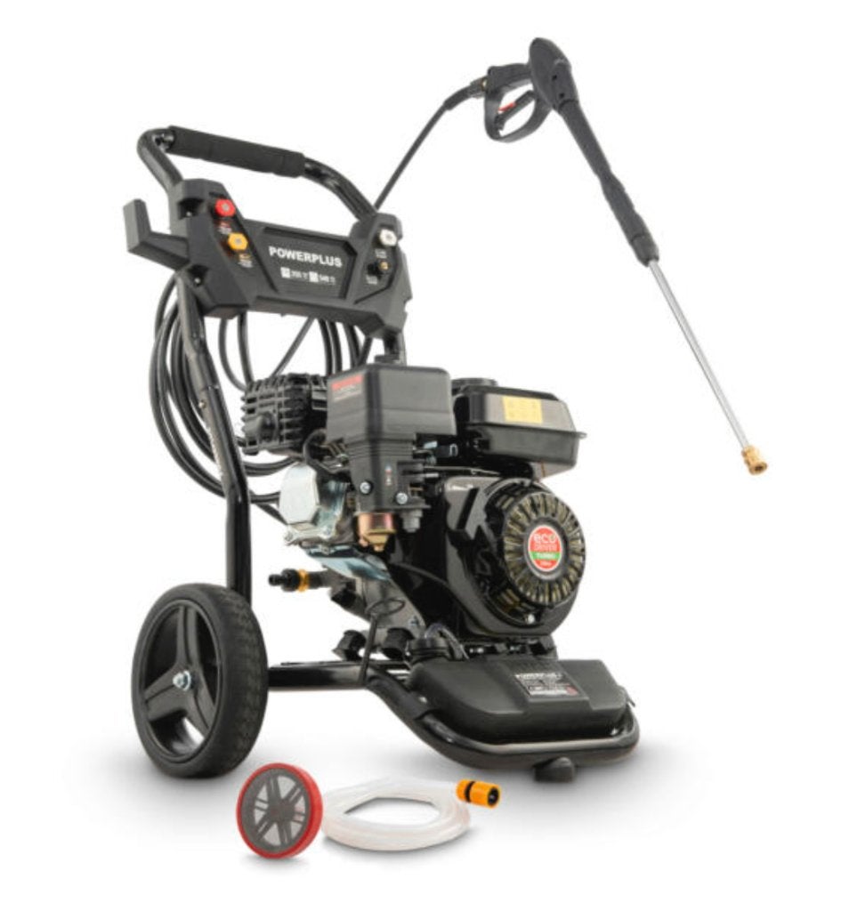 Powerplus POWXG9090 benzine hogedrukreiniger, Tuin en Terras, Ophalen, Zo goed als nieuw, Benzine, Powerplus