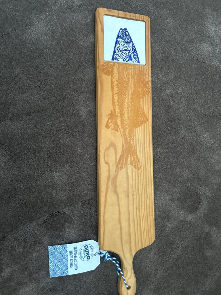 Mooie houten plank met tegel Portugees NIEUW, Ophalen of Verzenden, Nieuw
